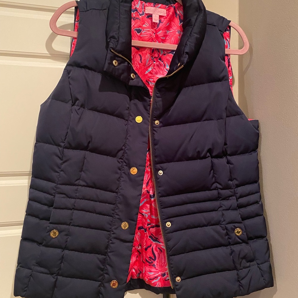 Brand new Lilly Pulitzer blue vest